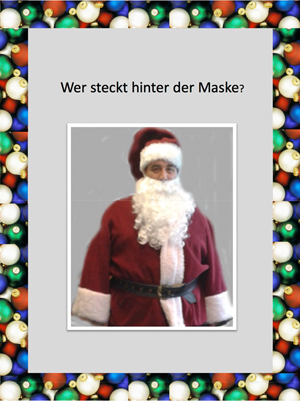 Weihnachtsmann im Franckviertel gesichtet